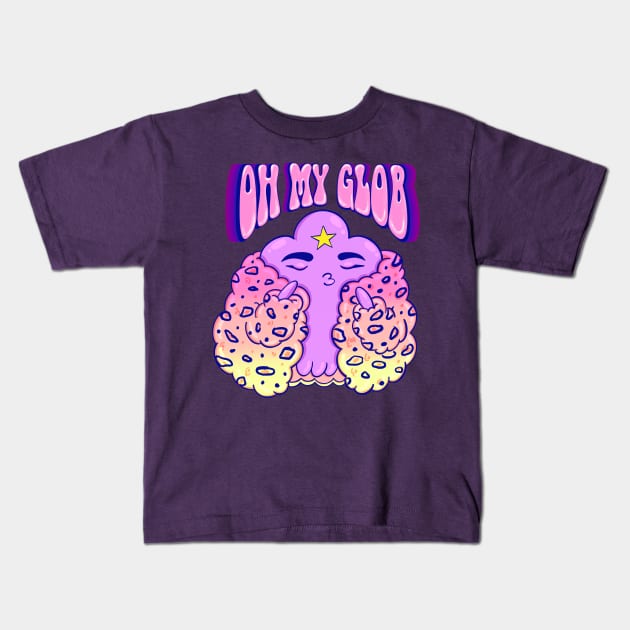 LSP : oh my glob Kids T-Shirt by Raccoon.Trash